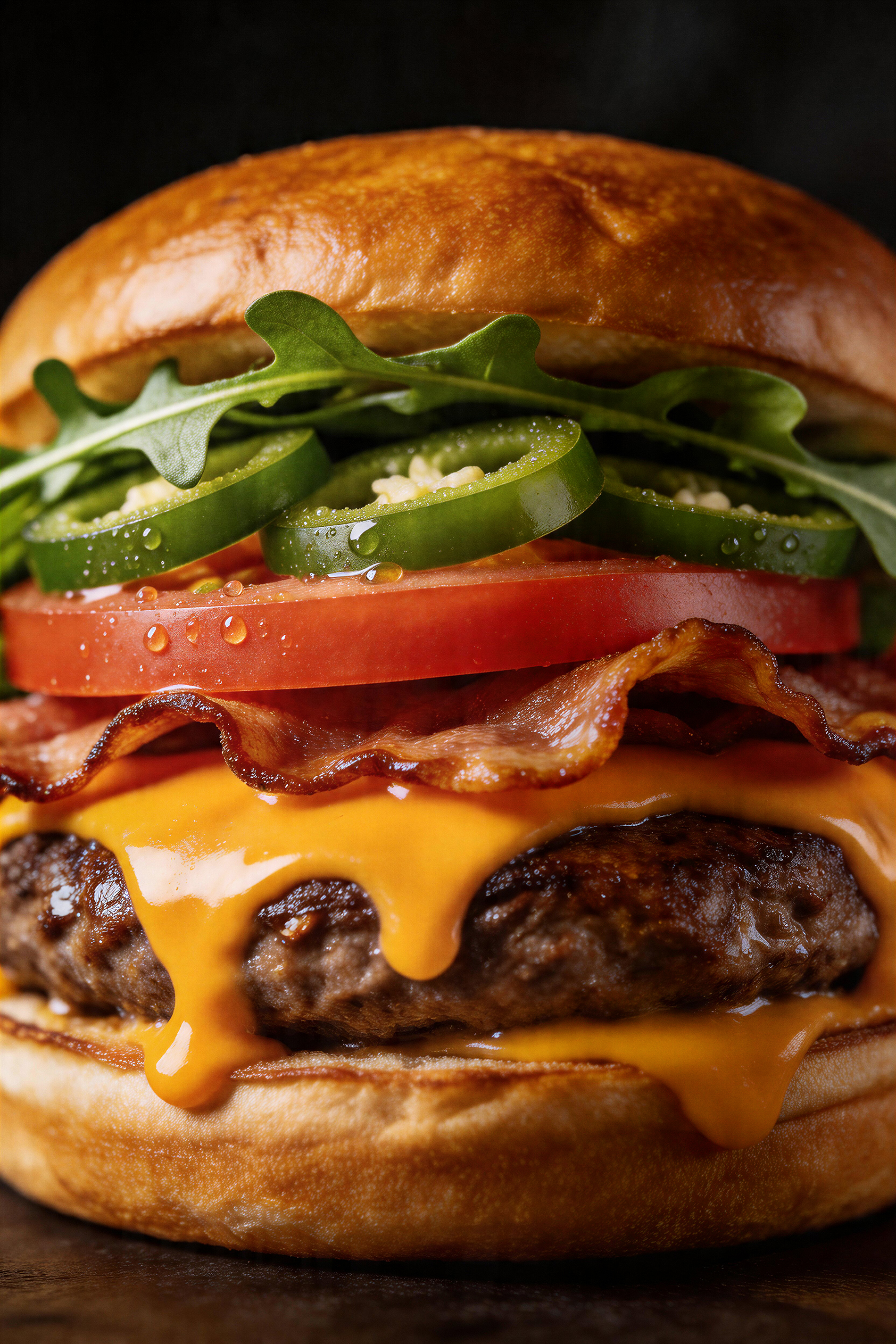 Publicidade com IA — Hamburger