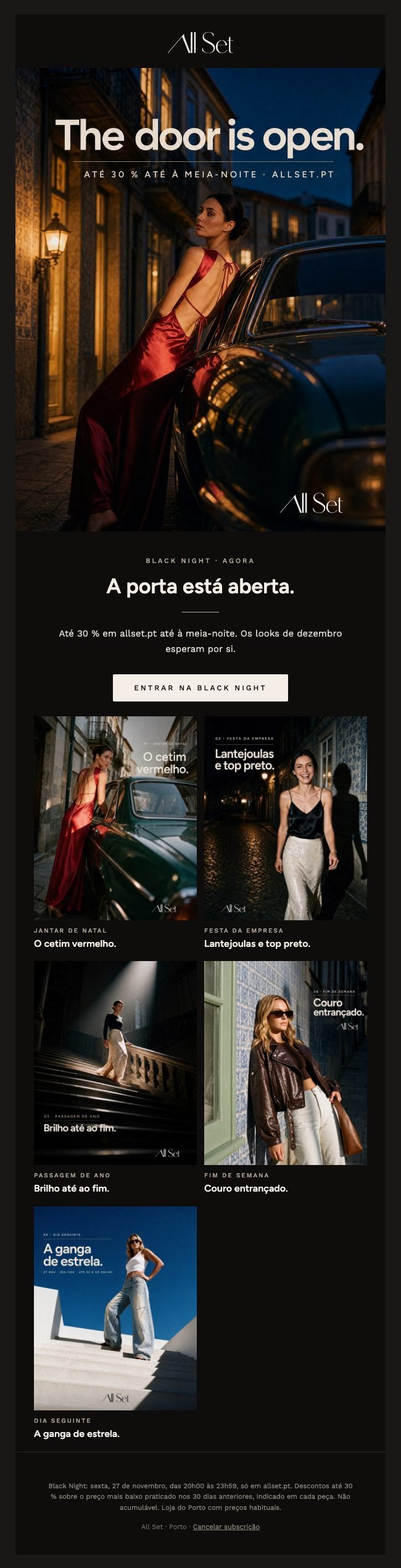 Email abertura